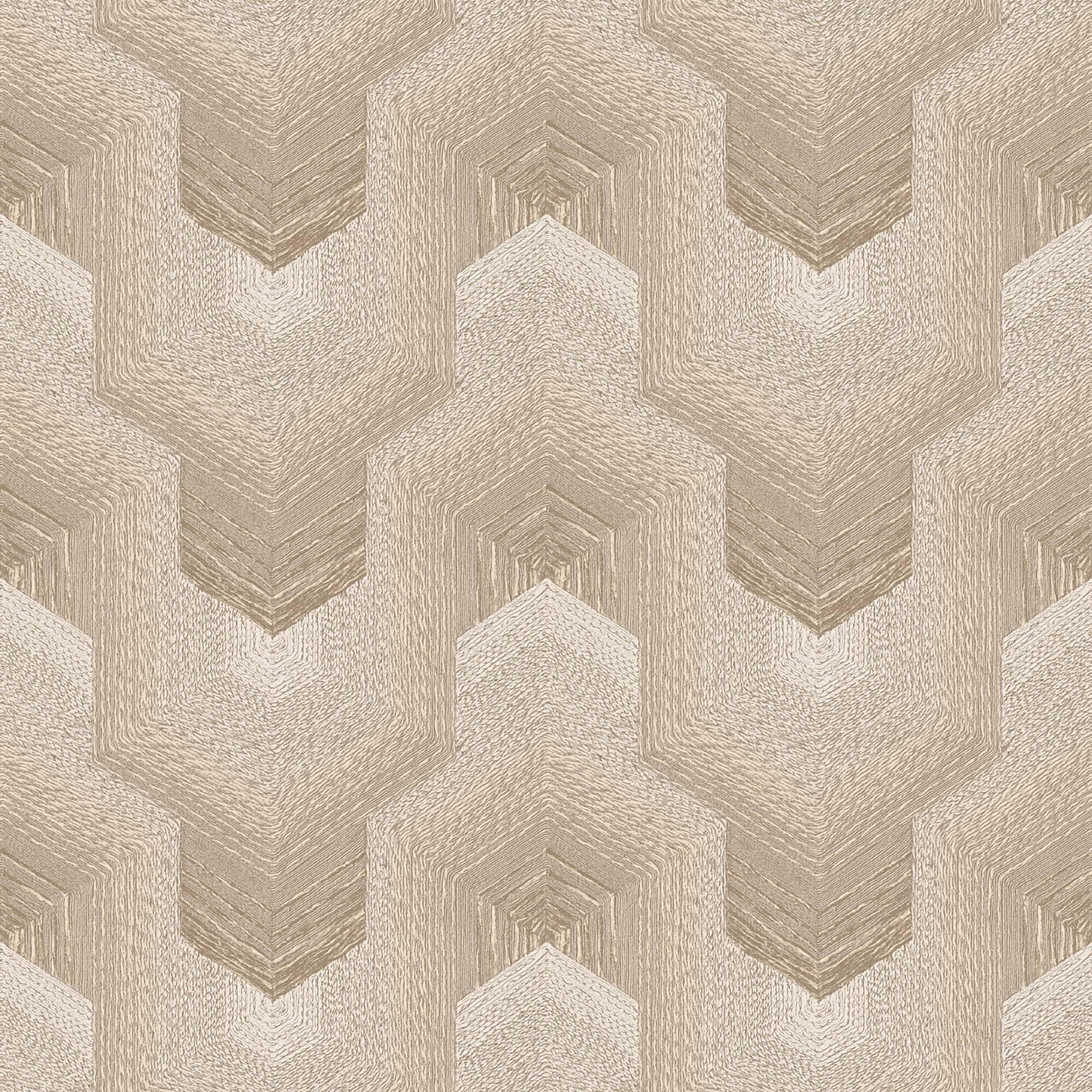 Designs Direct Embroidered Polygonal Dream Wallpaper